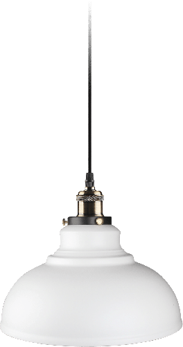 Kosnic Zinnia, Pendent fitting, white, E27