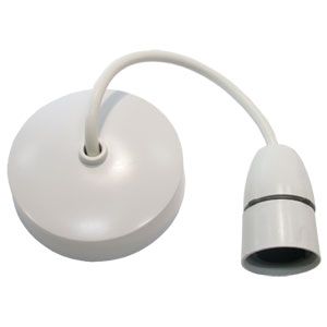 Pearl T2 Pendant C/W 6" Drop Light with Meteor Electrial 